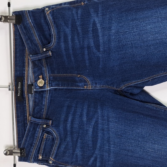 White House Black Market Boot Leg Mid-Rise Blue Jeans Size 0S - Picture 5 of 17